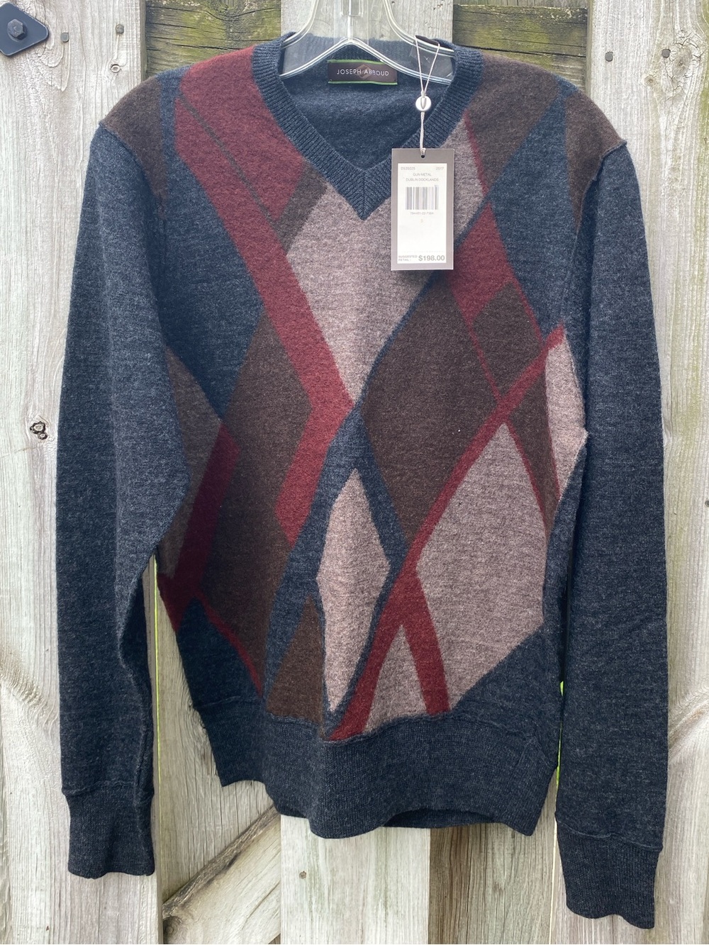 NWT JOSEPH ABBOUD Sweater 100% Wool Men’s Small